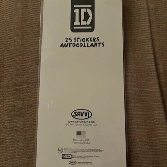 1D ONE DIRECTION 25 Collector Stickers with Liam Harry Niall Zayn Louis NIP Rare - Picture 4 of 5